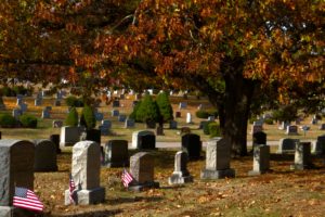 North Purchase Cemetery in fall
